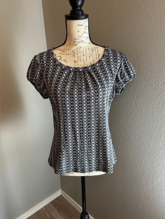 Worthington Tops - Worthington Stretch L Short-Sleeved Blouse